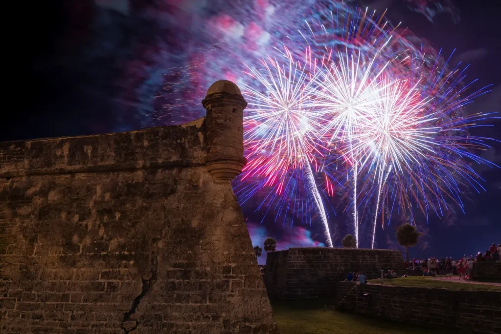 4th of July Fireworks – St. Augustine