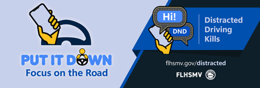 April is Distracted Driving Awareness Month