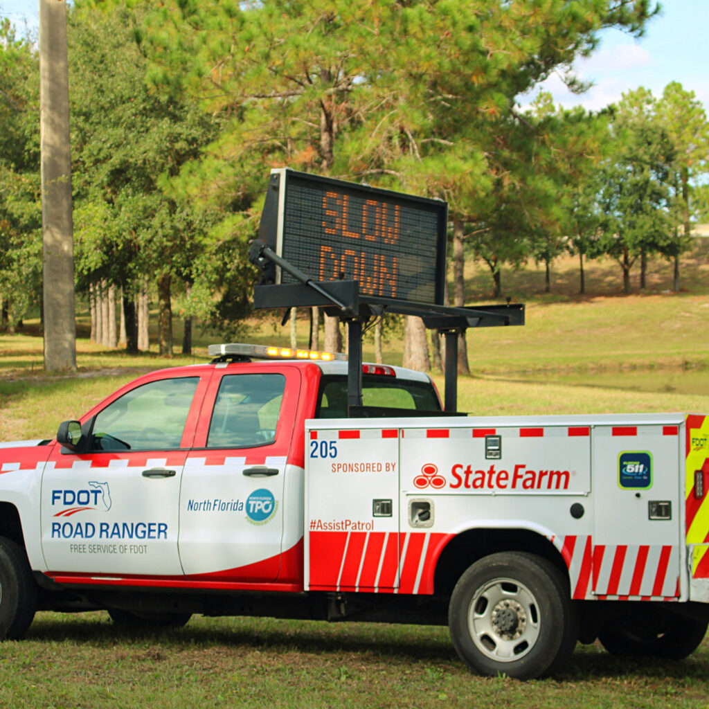 Incident-Management Road Ranger patrol vehicle positioned to support safety and traffic flow.